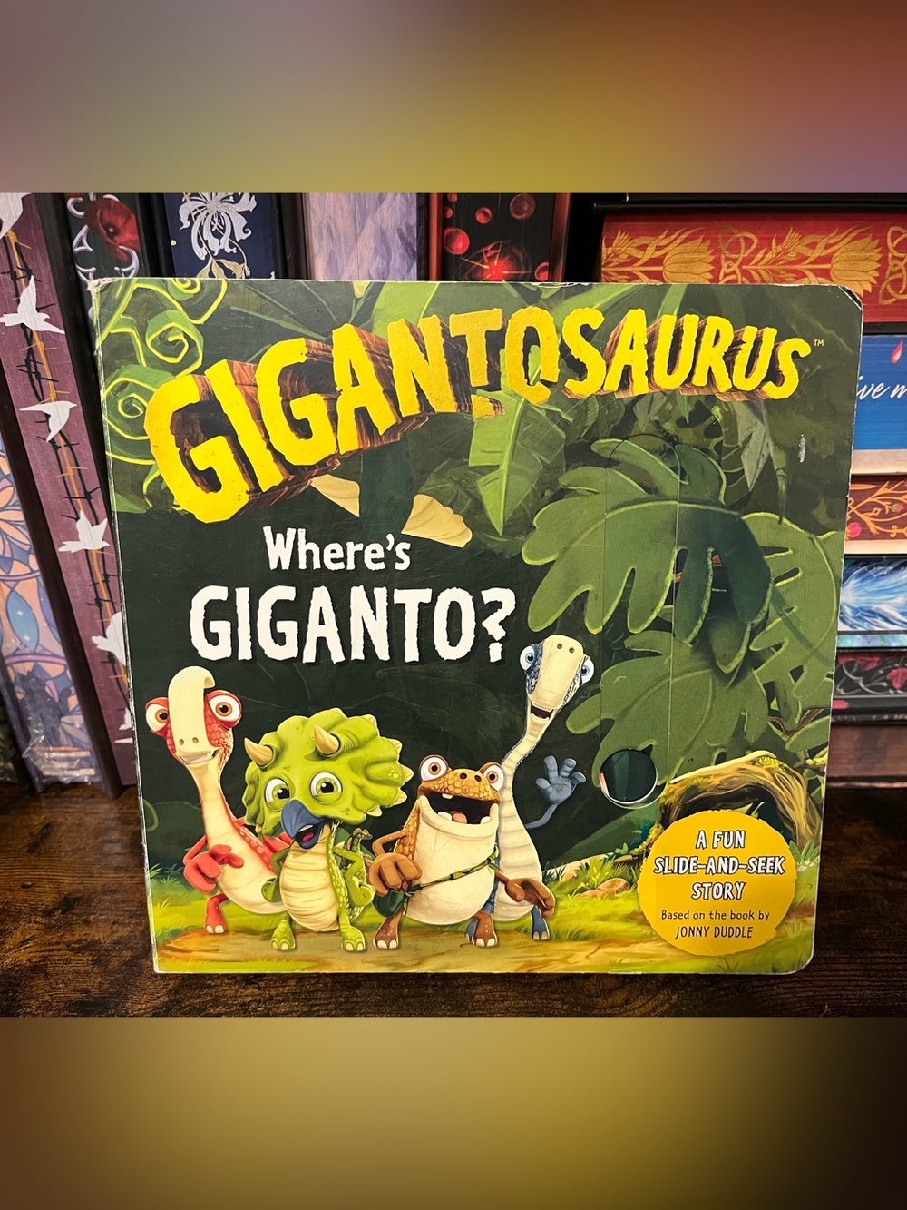 Gigantosaurus "Where's Giganto?" Board Book - Green Cover
